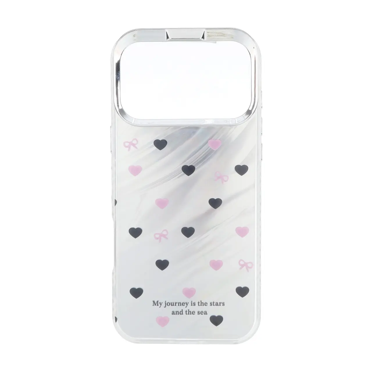 قاب Pucker هفت رنگ دور ژله ای مات لنز کروم Apple iPhone 17 Pro Max - طرح 347