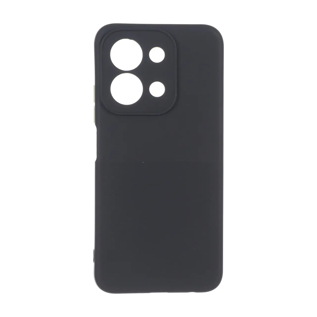 قاب سوزنی دکمه رنگی محافظ لنزدار نسخه گلوبال Xiaomi Redmi 15C / Poco C85 - مشکی