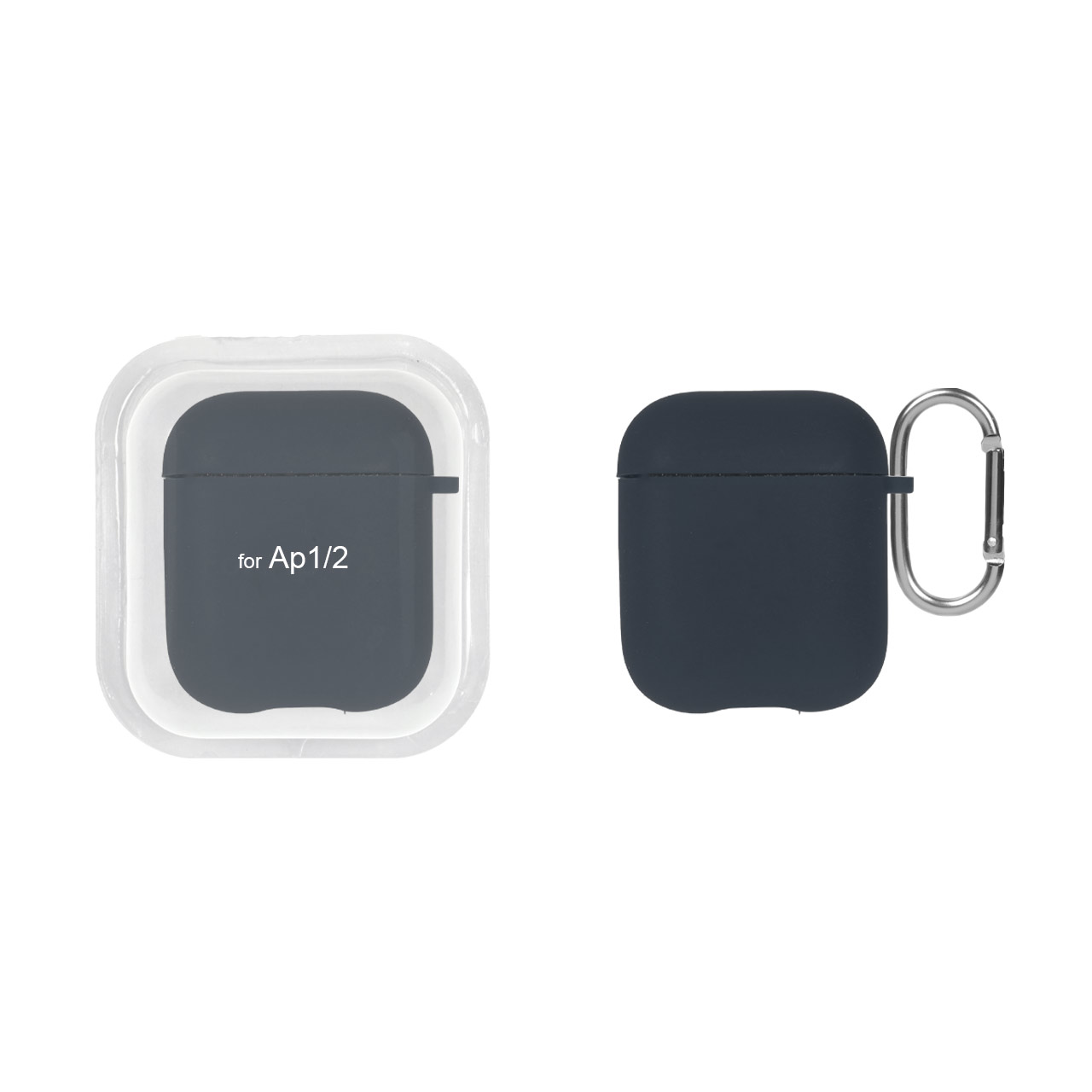 کاور سیلیکونی اورجینال مناسب برای Apple Airpods 1 و Apple Airpods 2 - رنگ سرمه‌ای