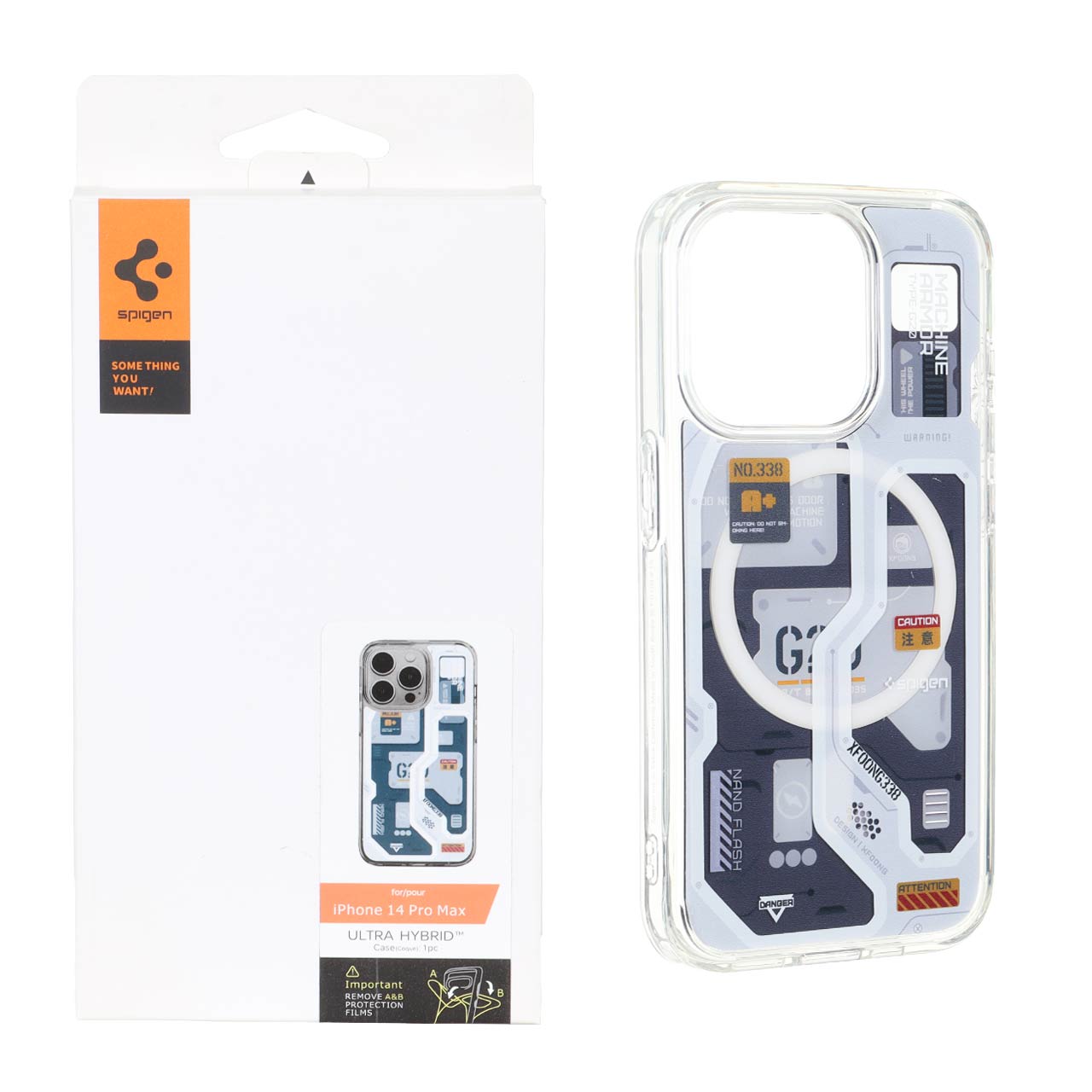 قاب اورجینال Spigen طرح تکنولوژی G20 مگ سیف مناسب برای آیفون ۱۵ پرو