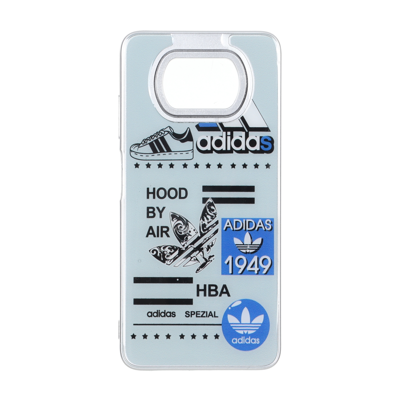 قاب طرح آدیداس HBA سیلور مناسب برای شیائومی پوکو X3، پوکو X3 پرو و پوکو X3 NFC