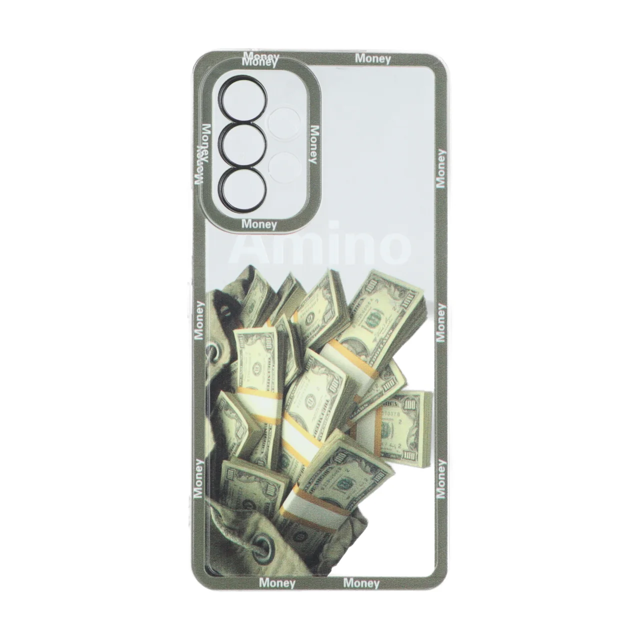 قاب ژله ای طرح Money دور رنگی مناسب برای Samsung Galaxy A53