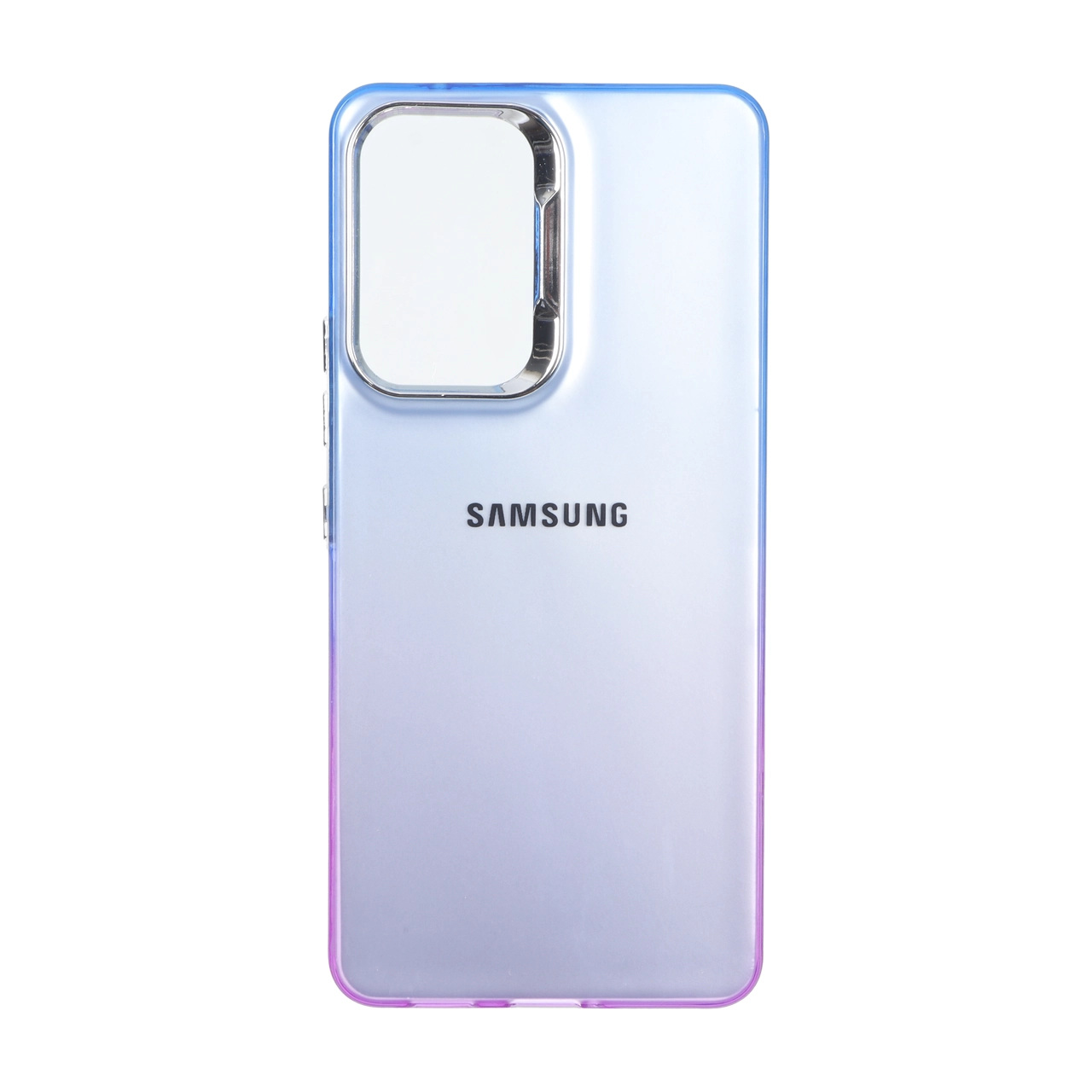 قاب SO COOL لنز متال لوگودار دور رنگی Samsung Galaxy A53 - آبی بنفش