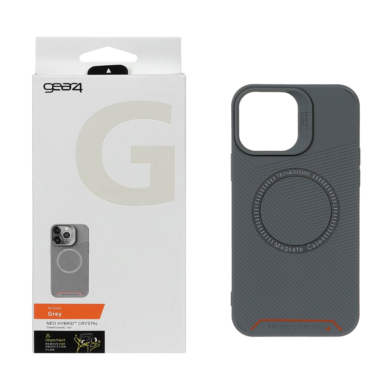 قاب اورجینال مگ‌سیف Gear4 D30 مناسب برای آیفون 12 پرو مکس