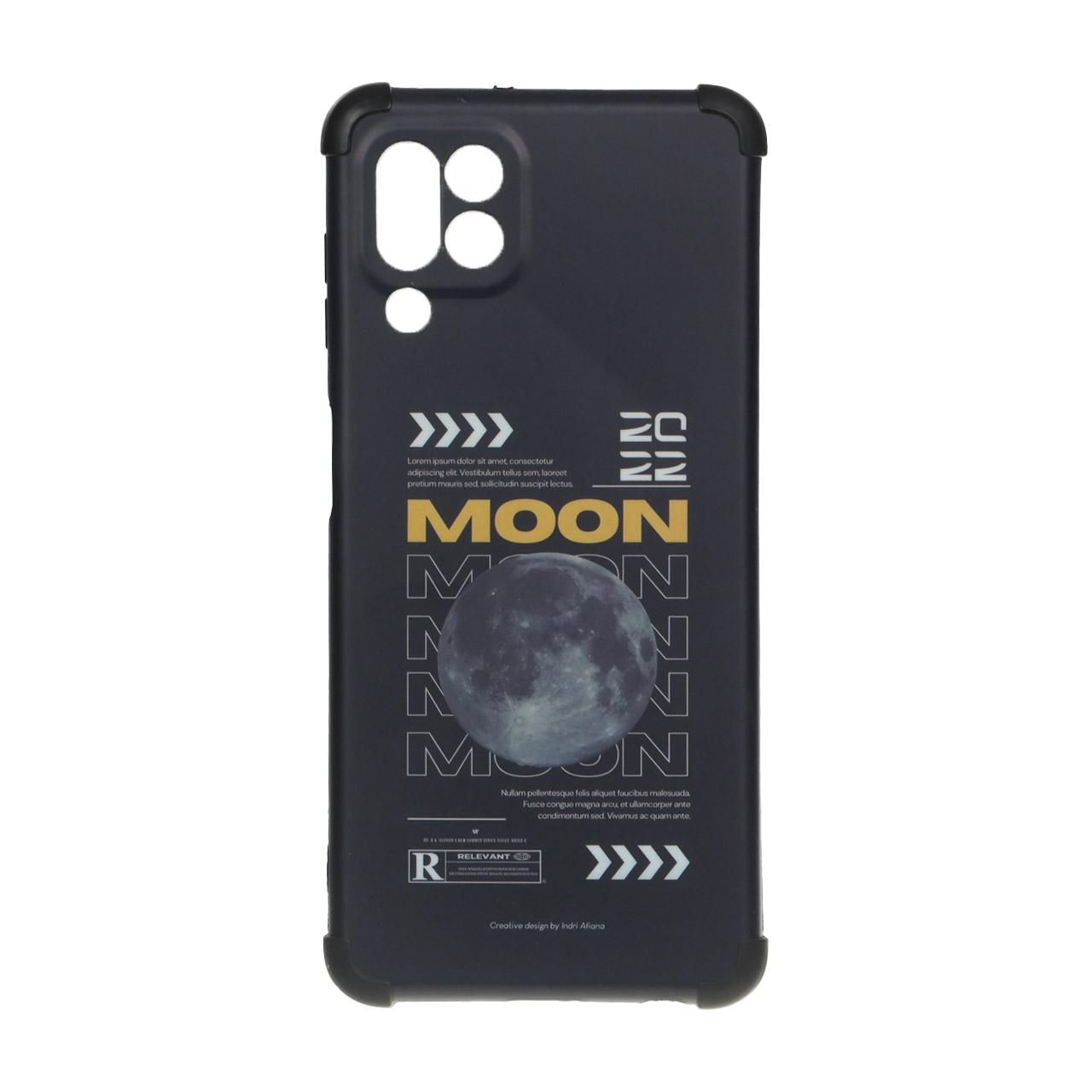 قاب طرح ماه بامپردار مناسب برای سامسونگ گلکسی A22 4G، M32 4G و F22