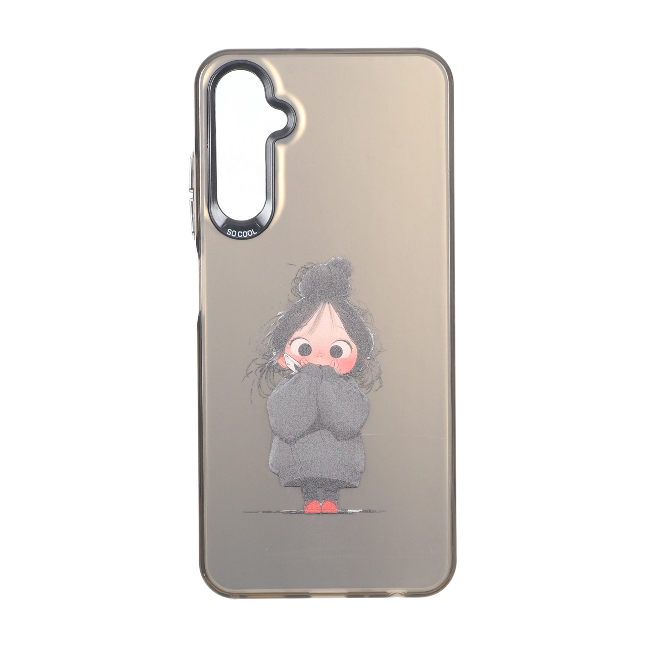 قاب SO COOL دودی طرح دخترانه مناسب برای سامسونگ گلکسی A05s، M14 4G و F14 4G