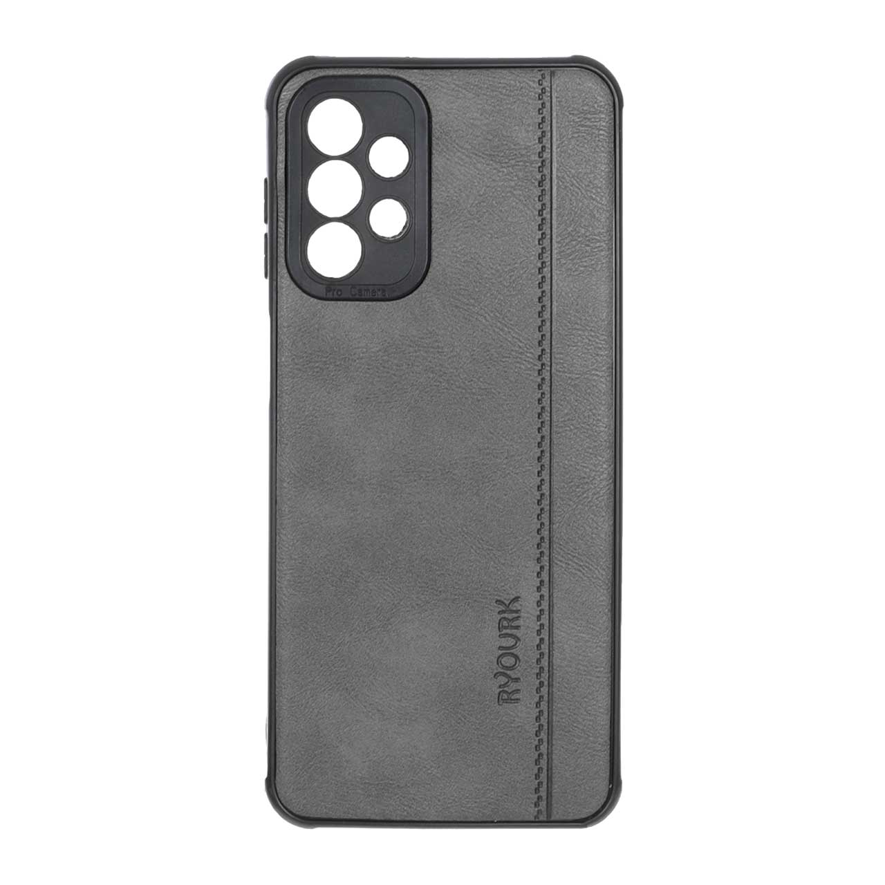 قاب طرح چرم RYOURK مدل Samsung Galaxy A23 - خاکستری