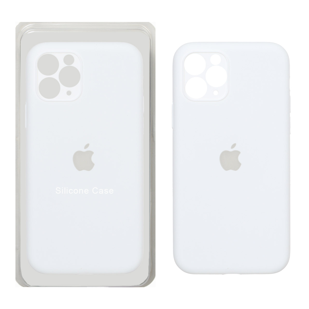 قاب سیلیکونی پاک کنی اورجینال ++A مدل Apple iPhone 11 Pro - سفید (پک دار)