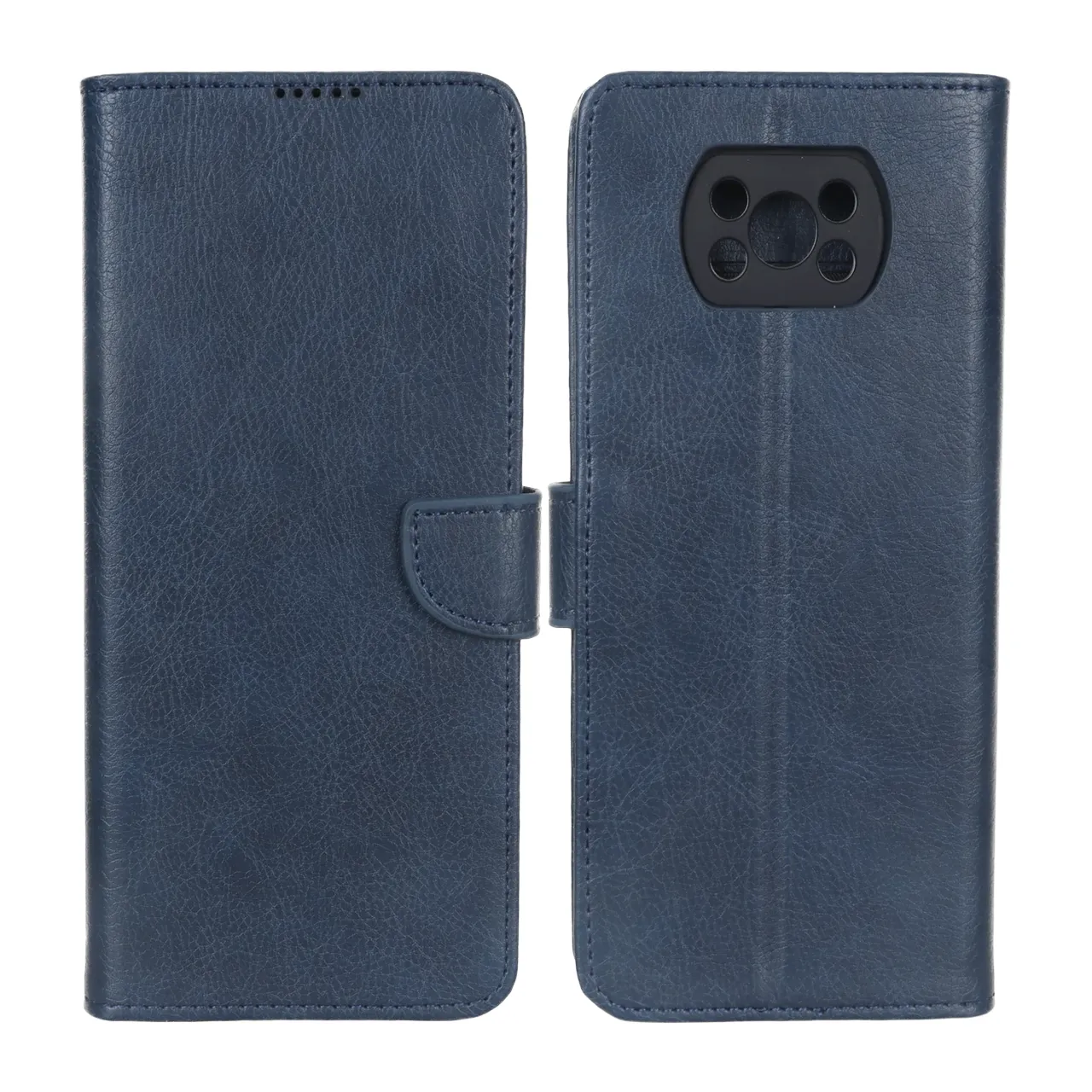 کیف چرمی موبایل مگنتی محافظ لنزدار KRF مناسب برای شیائومی Poco X3 / Poco X3 Pro / Poco X3 NFC