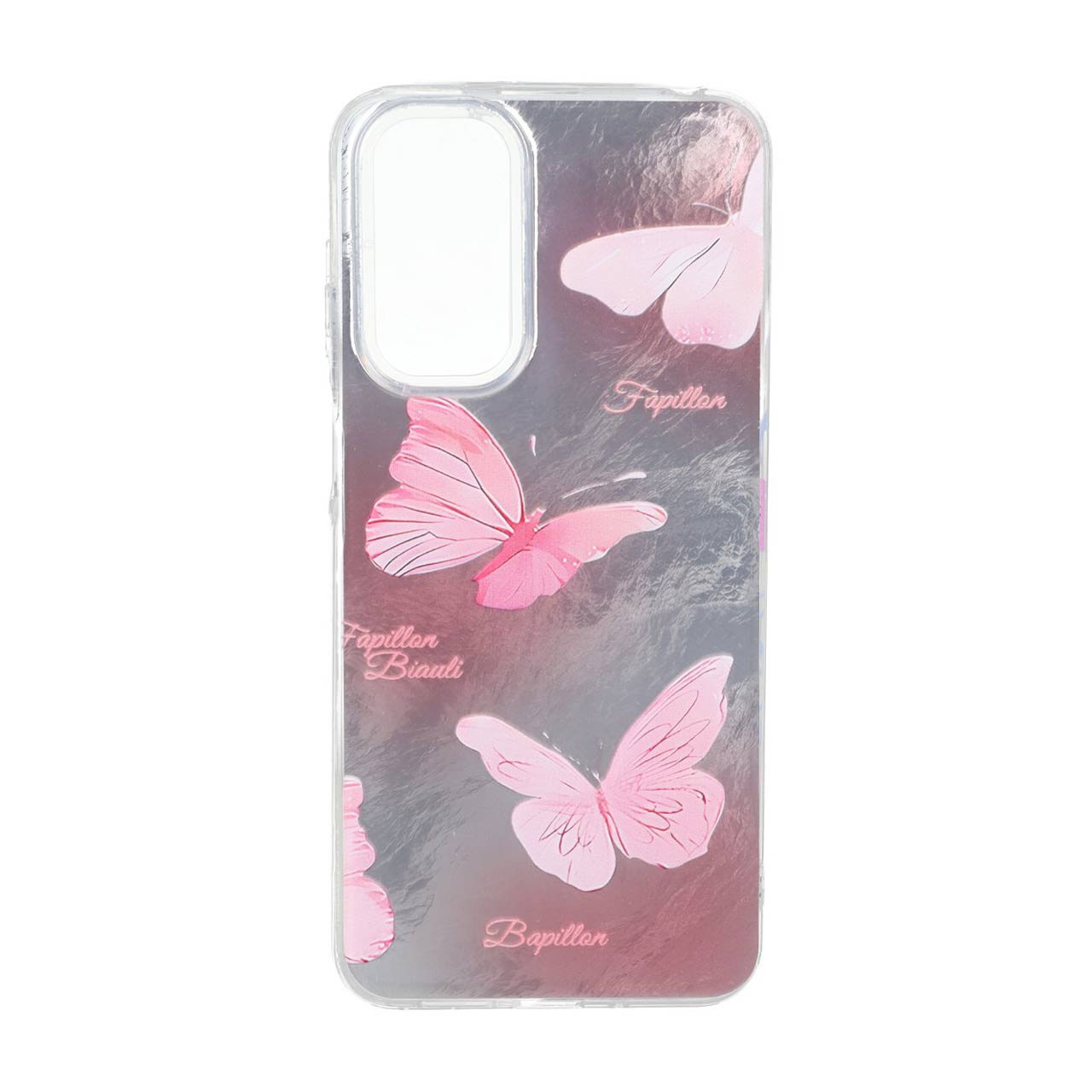 قاب طرح پروانه اطلسی دور ژله ای مناسب برای شیائومی ردمی نوت 12 اس / ردمی نوت 11 4G / ردمی نوت 11 اس
