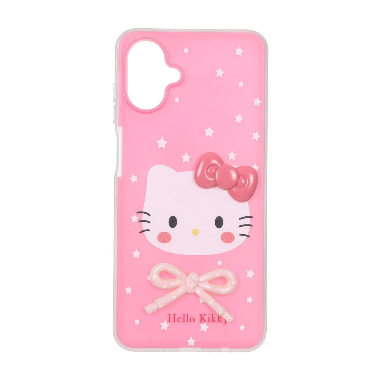 قاب طرح Kitty پاپیون برجسته دو لایه مات مناسب برای سامسونگ گلکسی A07