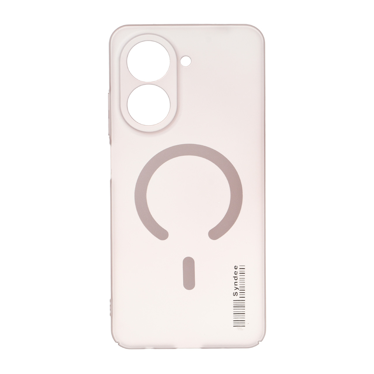 قاب Syndee مات طرح مگ سیف صورتی چرک مناسب برای Xiaomi Redmi A5 و Poco C71