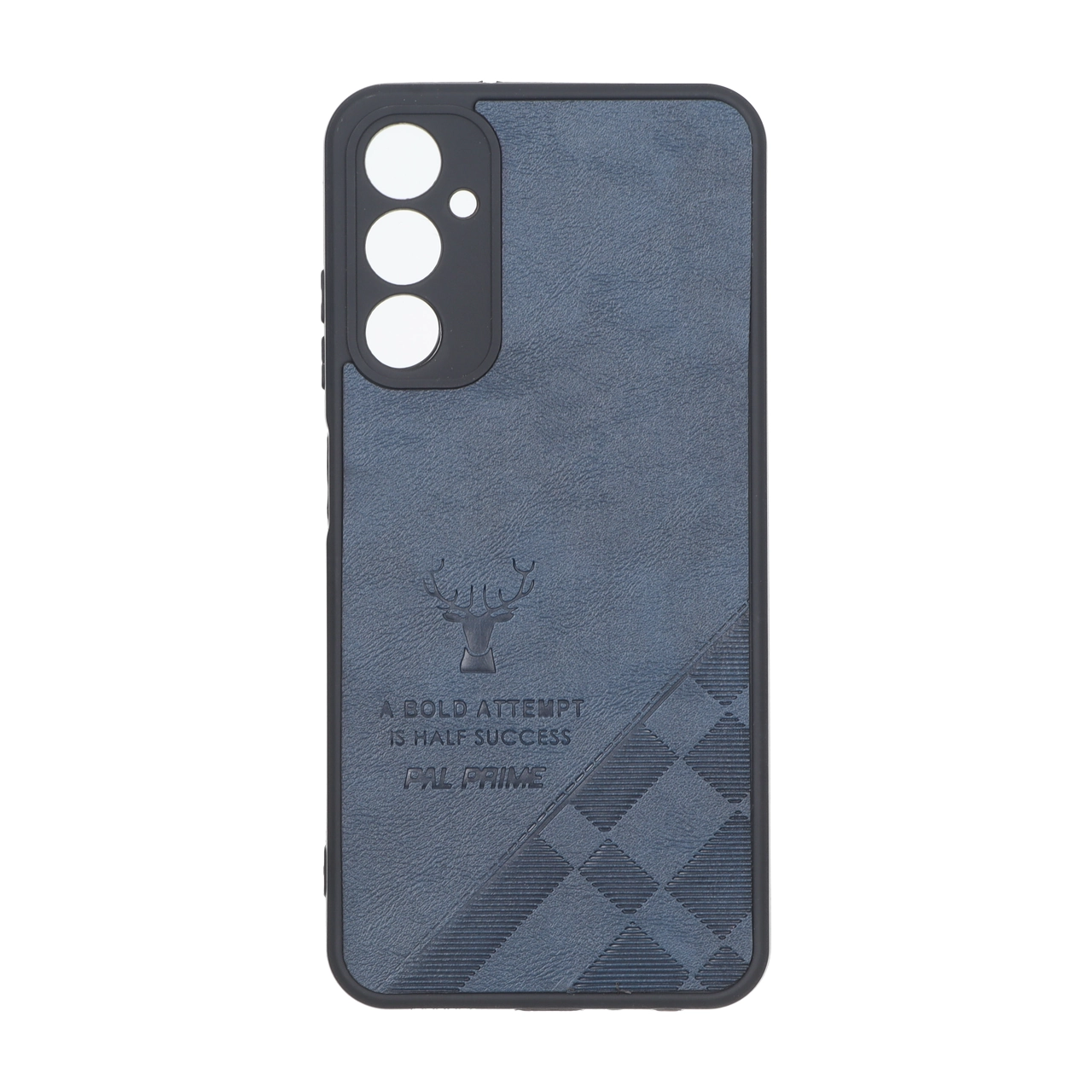 قاب طرح چرم گوزنی Pal Prime مدل Samsung Galaxy A05s / M14 4G / F14 4G - سرمه ای