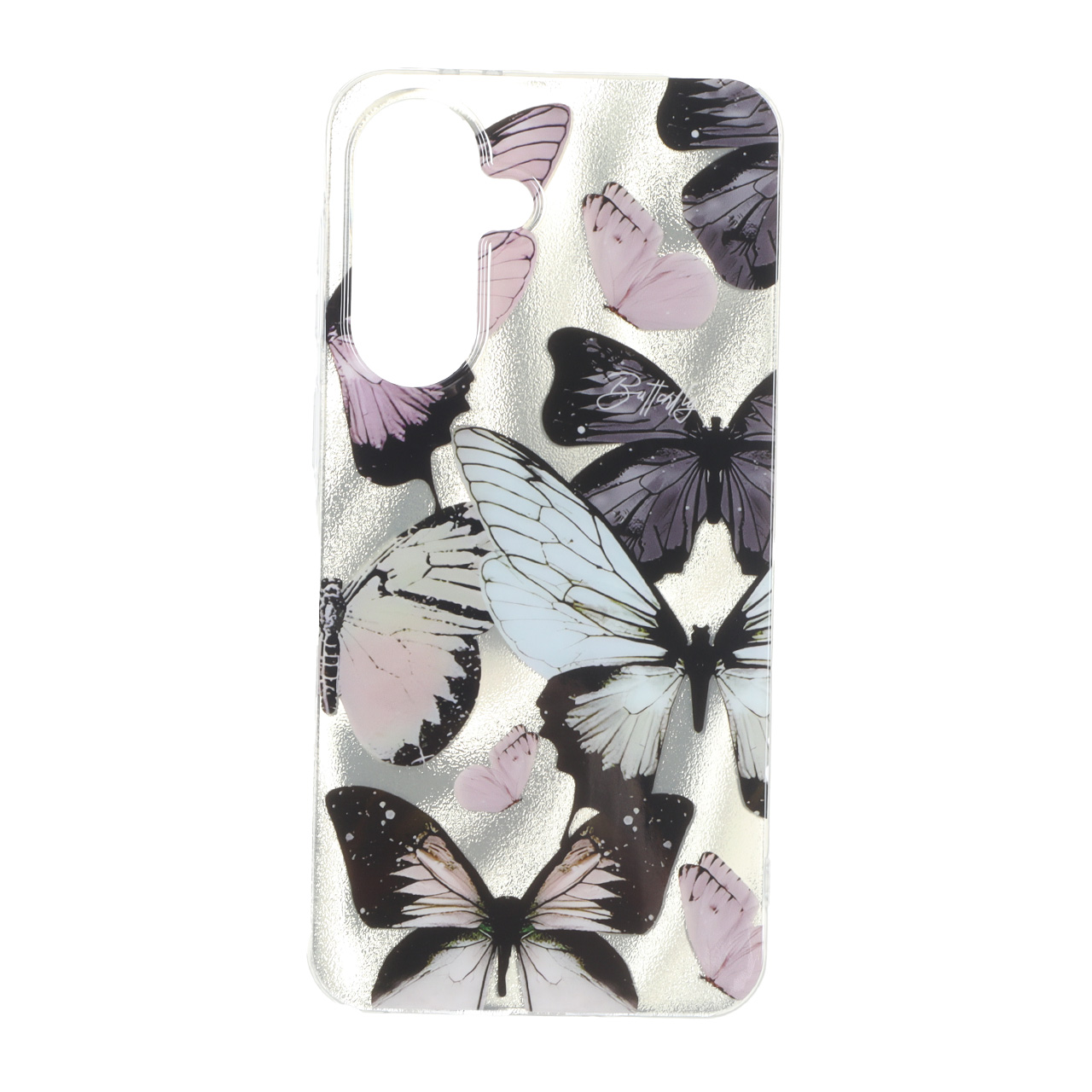 قاب طرح Butter Fly دور ژله ای شفاف مناسب برای سامسونگ گلکسی A37