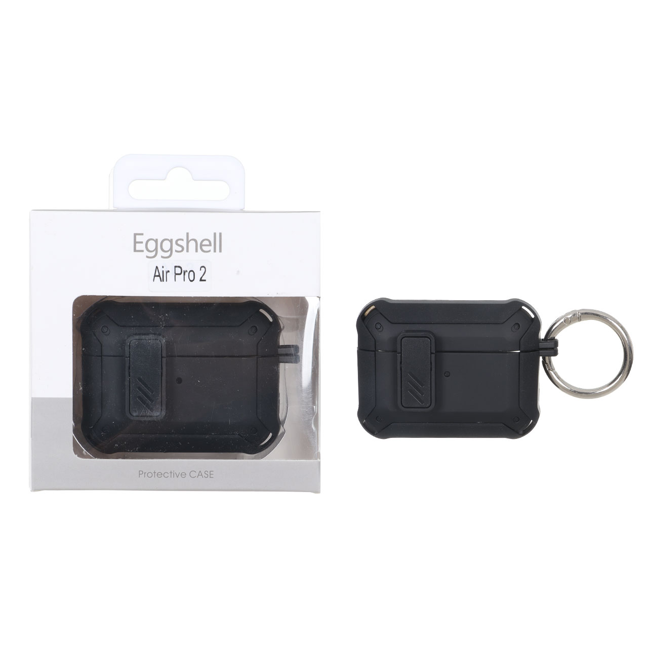 کاور محافظ Eggshell Original قفل دار مشکی مناسب برای ایرپادز پرو ۲ اپل