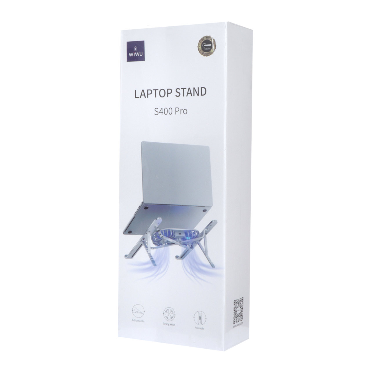استند لپ تاپ Wiwu مدل S400 Pro - نقره ای