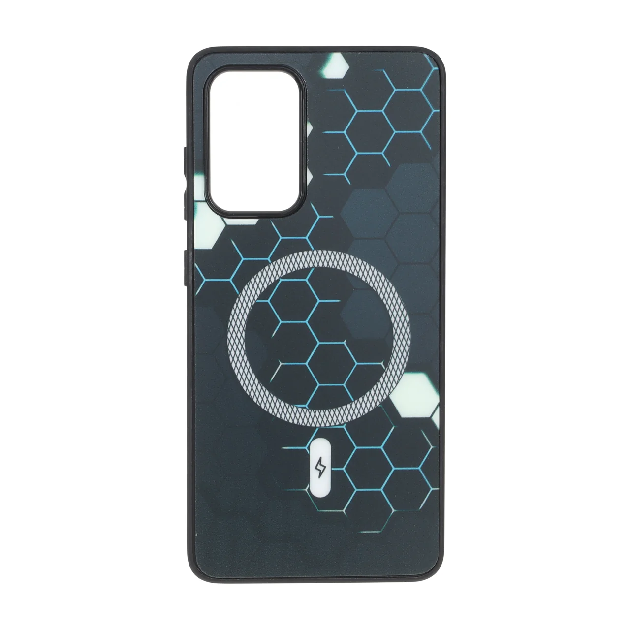قاب طرح Hexagon مگ سیف هاشور دار مناسب برای سامسونگ گلکسی A52 و A52s
