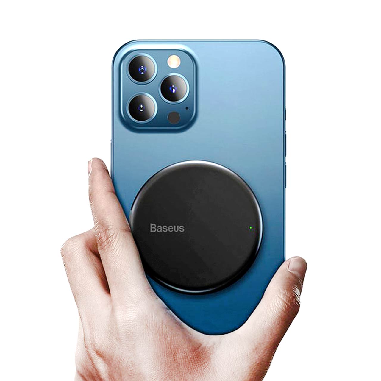 شارژر وایرلس 15 وات Baseus مدل SIMPLE MINI3 - مشکی