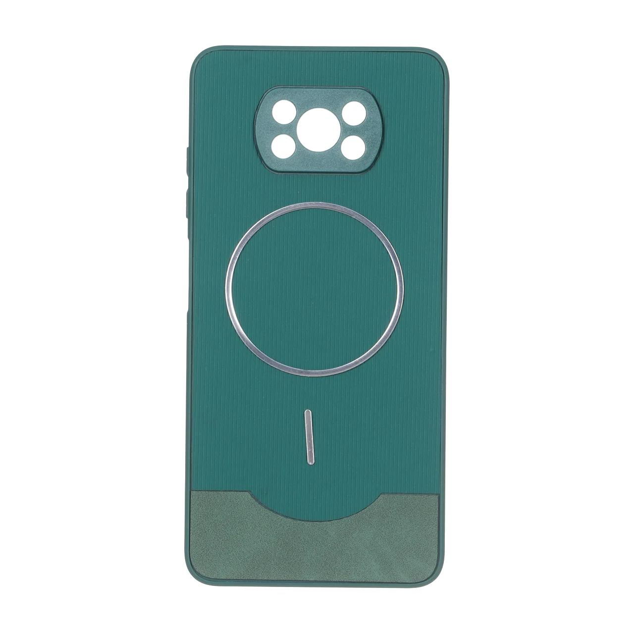 قاب Line Case جیر MagSafe فلزی محافظ لنزدار سبز مناسب برای شیائومی پوکو X3 / پوکو X3 پرو / پوکو X3 NFC