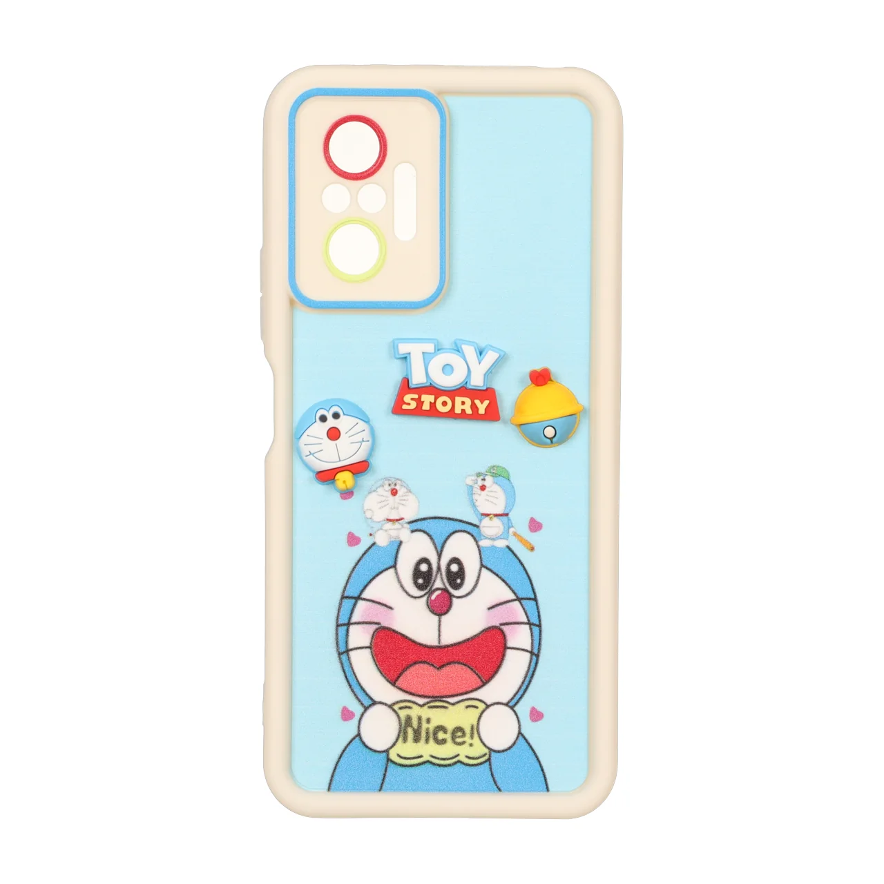 قاب طرح عروسکی برجسته Doraemon و Toy Story محافظ لنز مناسب برای شیائومی ردمی نوت 10 پرو 4G و ردمی نوت 10 پرو مکس