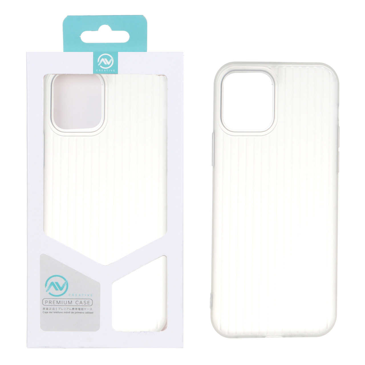 قاب Line Case ژله‌ای شفاف مناسب برای آیفون 12 پرو و آیفون 12
