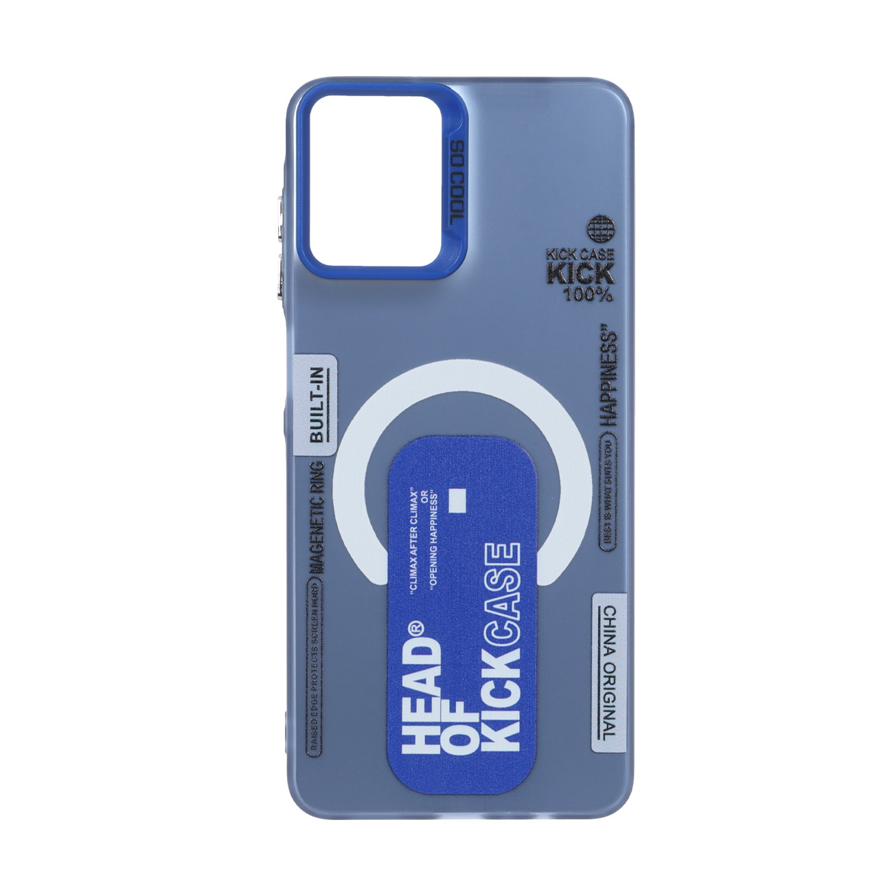 قاب طرح مگ سیف Kick Case SO COOL آبی مناسب برای سامسونگ گلکسی A07