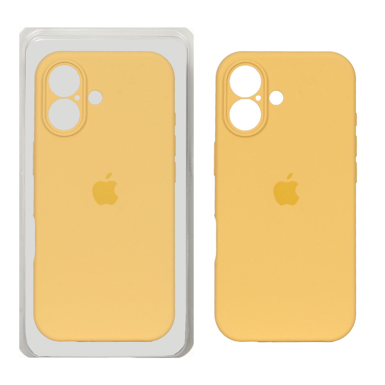 قاب سیلیکونی پاک کنی محافظ لنزدار اورجینال Apple iPhone 17 - خردلی NTC