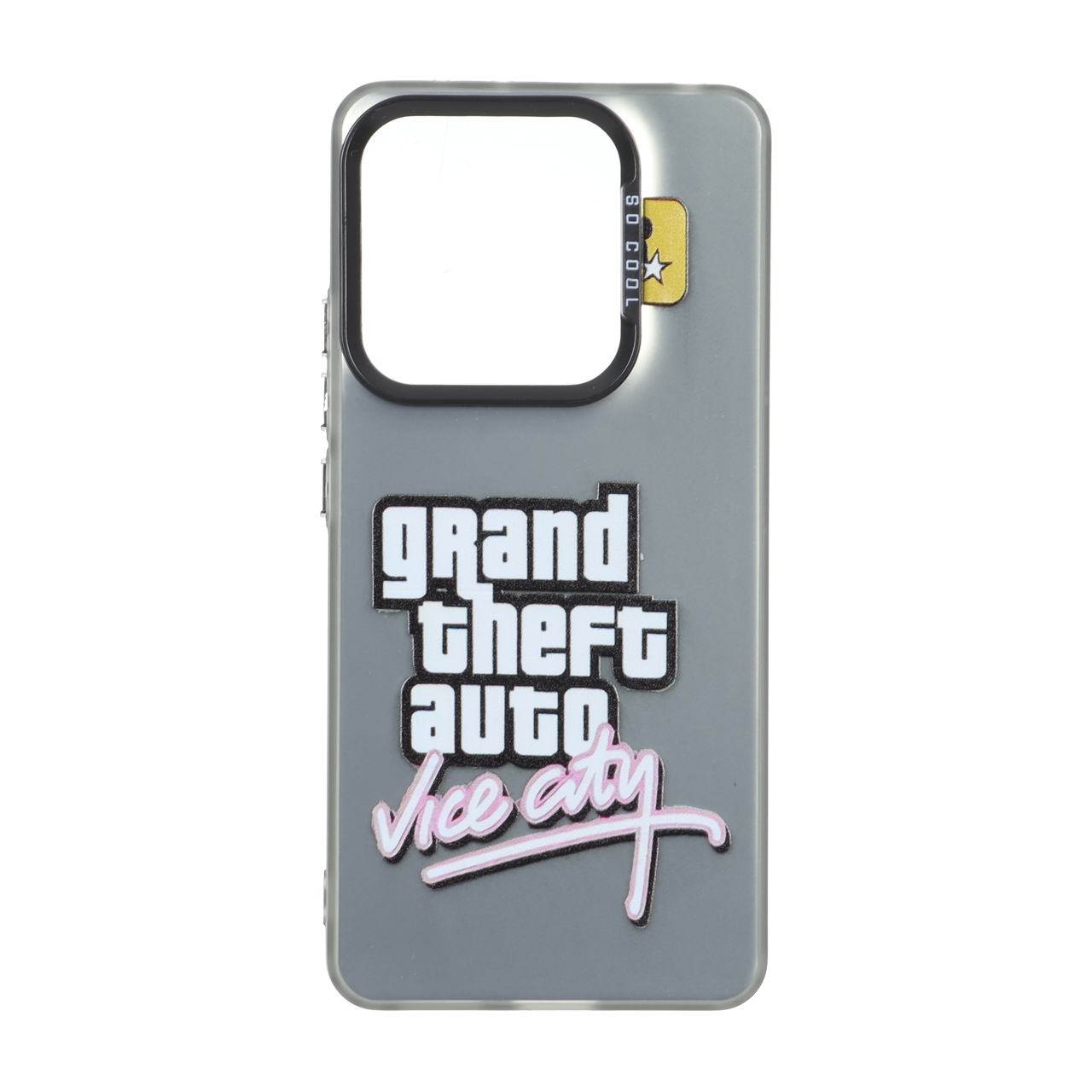 قاب طرح Grand Theft Auto Vice City SO COOL دکمه کروم مناسب برای شیائومی ردمی نوت 14 4G