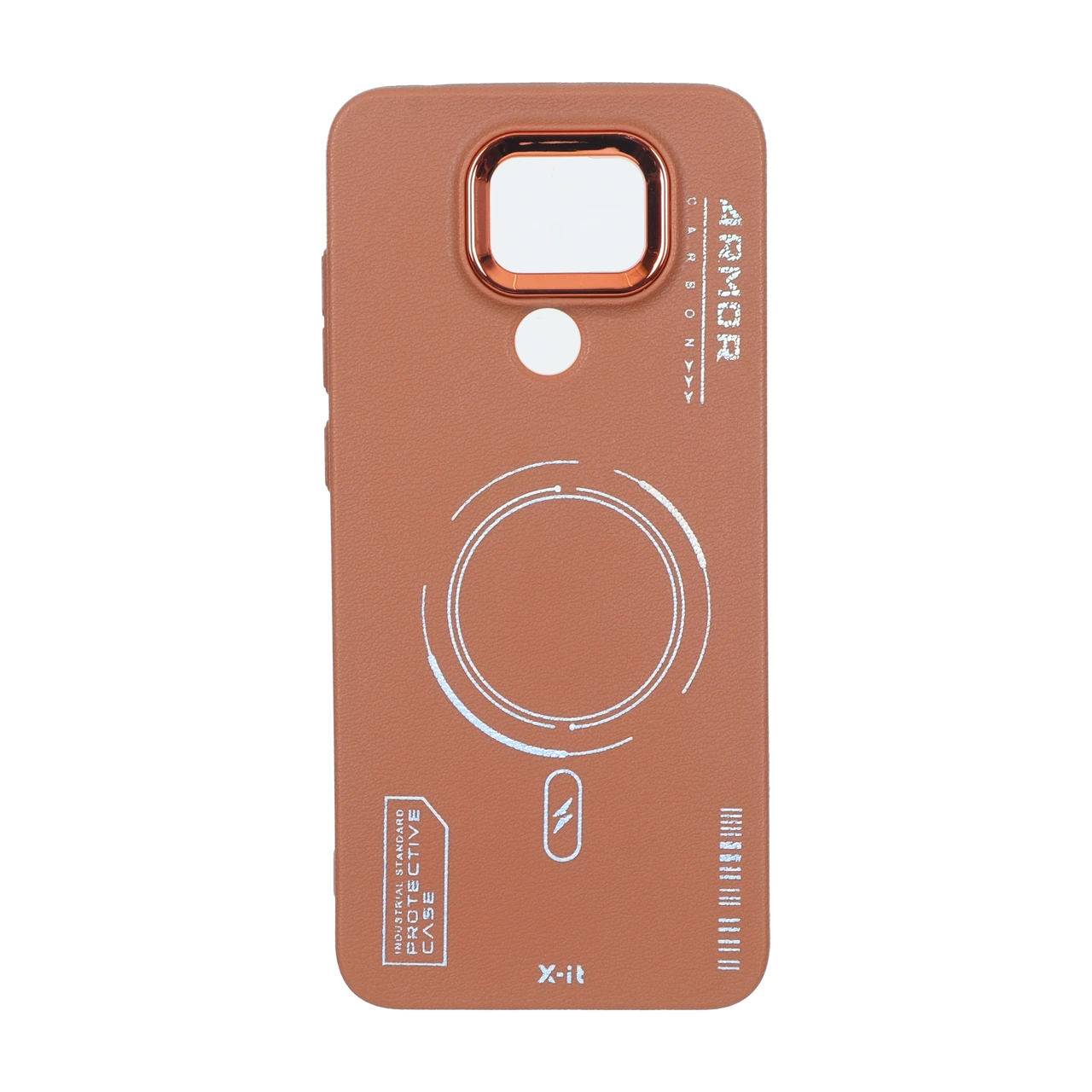قاب Armor لنز متال Texture طرح مگ سیف مناسب برای شیائومی Redmi Note 9 / Redmi 10X 5G / Redmi 10X Pro 5G