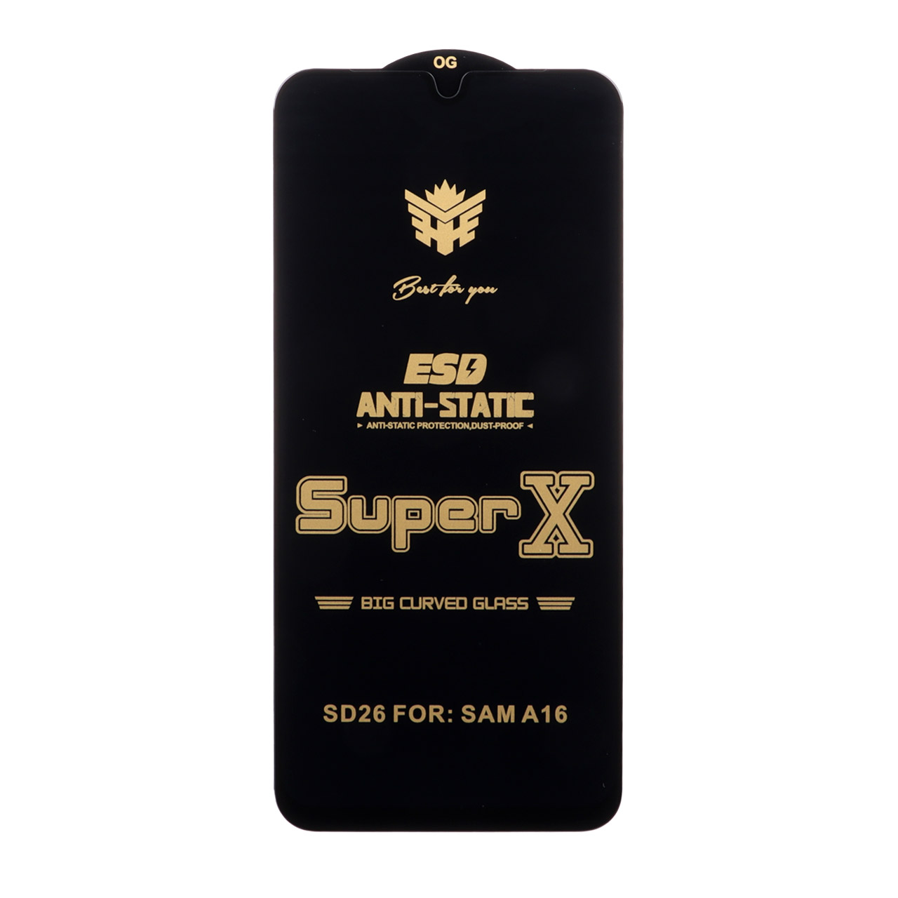 محافظ صفحه نمایش آنتی استاتیک Full Cover Super X مدل Samsung Galaxy A17 / A16 / A26