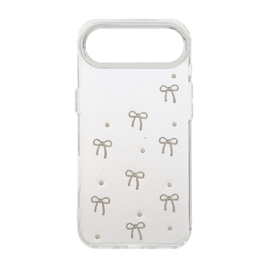 قاب رزینی شفاف طرح برجسته Apple iPhone 17 Air - کد 390