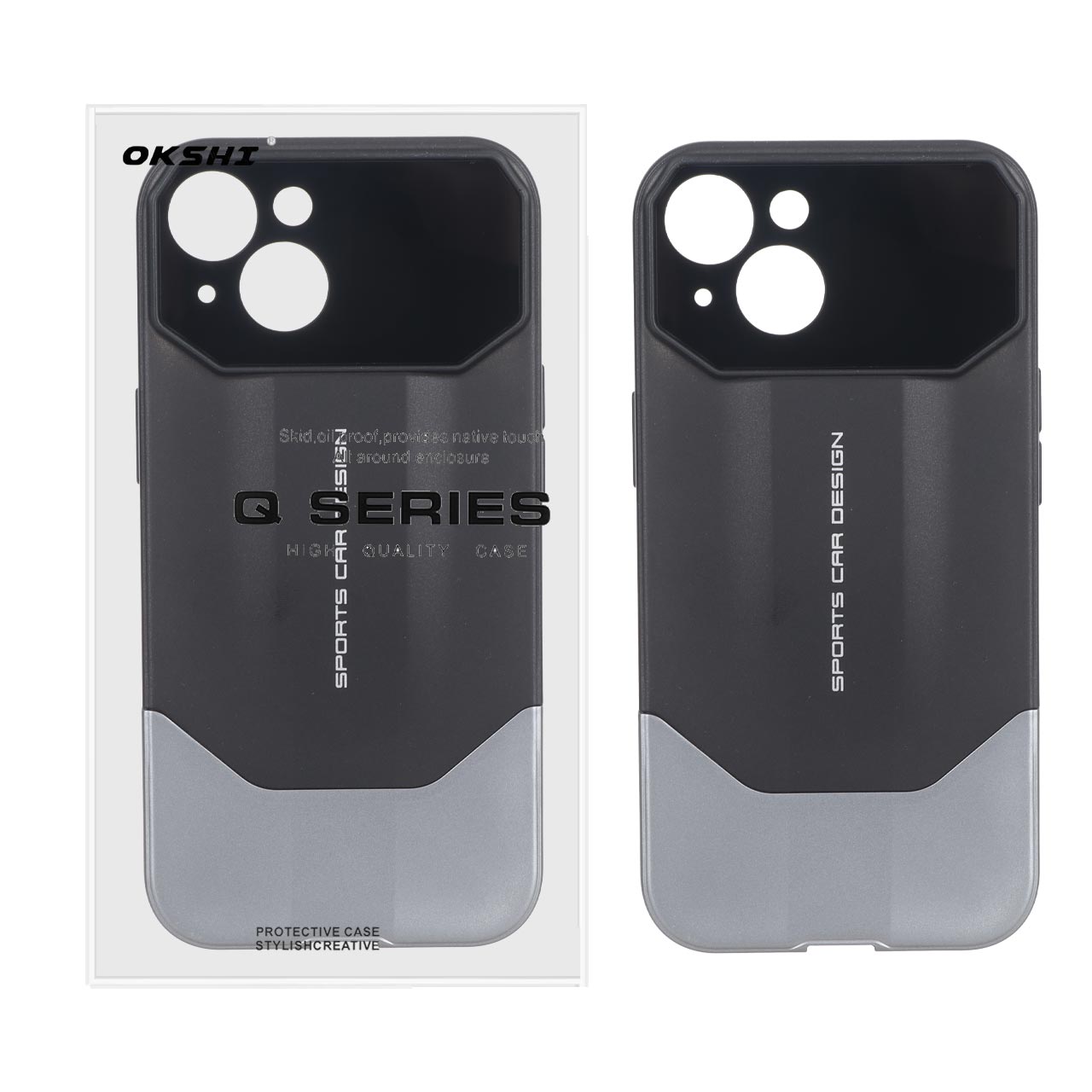 قاب اورجینال Sports Design محافظ لنزدار Apple iPhone 15 - مشکی (پک دار)