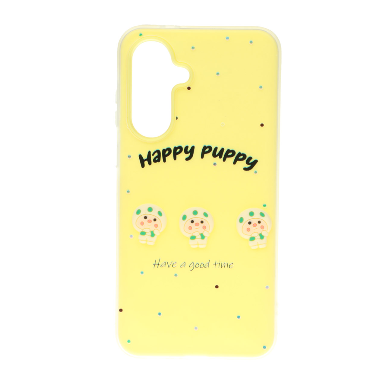 قاب طرح Puppy دو لایه عروسک برجسته مناسب برای سامسونگ گلکسی A56 و A36