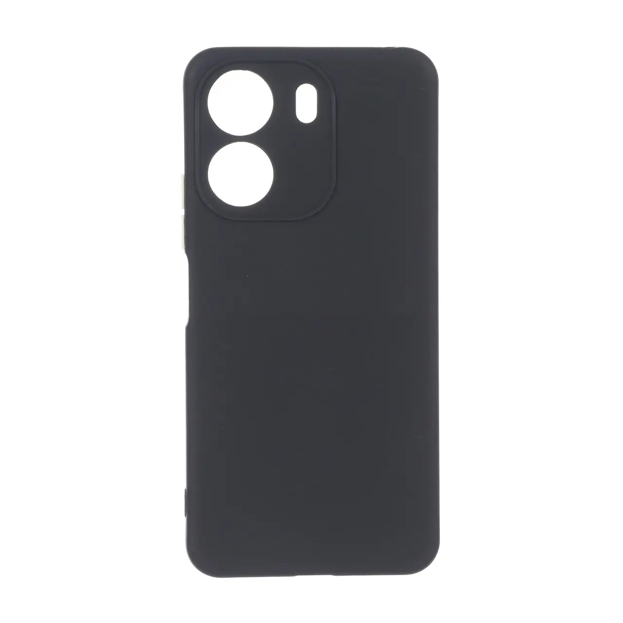 قاب سوزنی دکمه رنگی محافظ لنزدار Xiaomi Redmi 13C / Poco C65 - مشکی