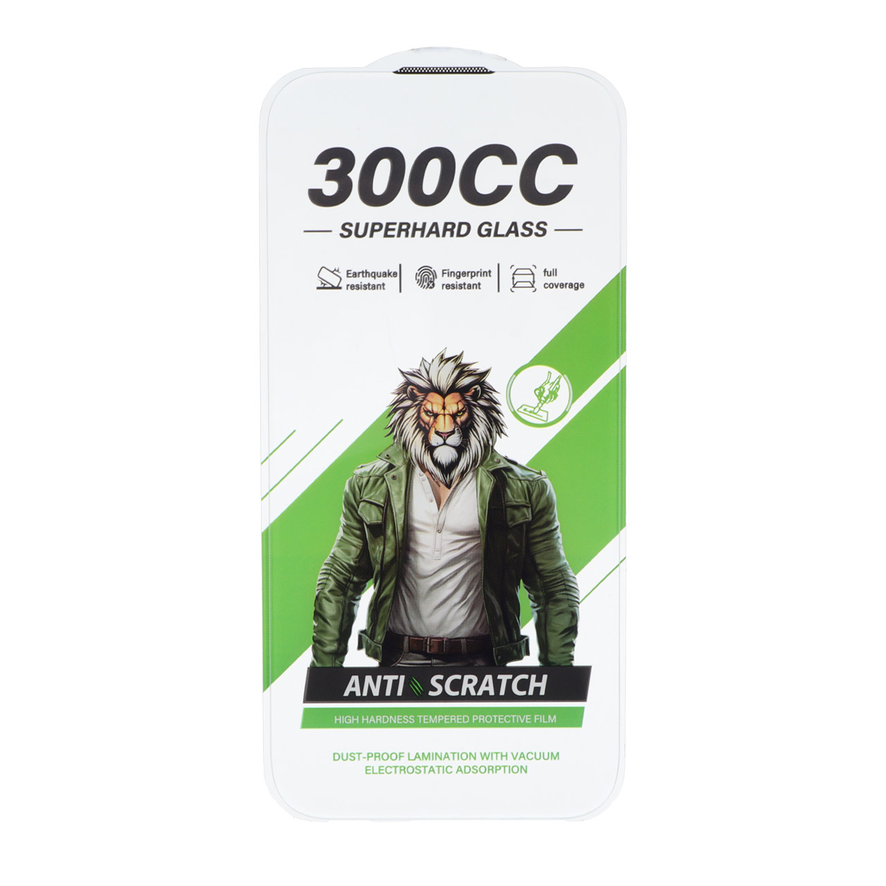 محافظ صفحه نمایش شیشه ای بدون حاشیه SuperHard 300CC مدل Apple iPhone 16 / iPhone 15 / iPhone 14 Pro