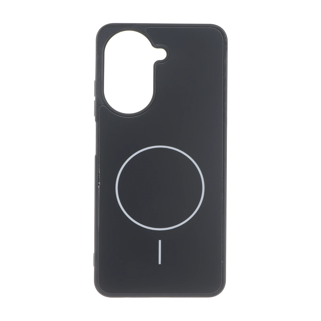 قاب طرح PVD مات طرح مگ سیف Xiaomi Redmi A5 / Poco C71 - مشکی