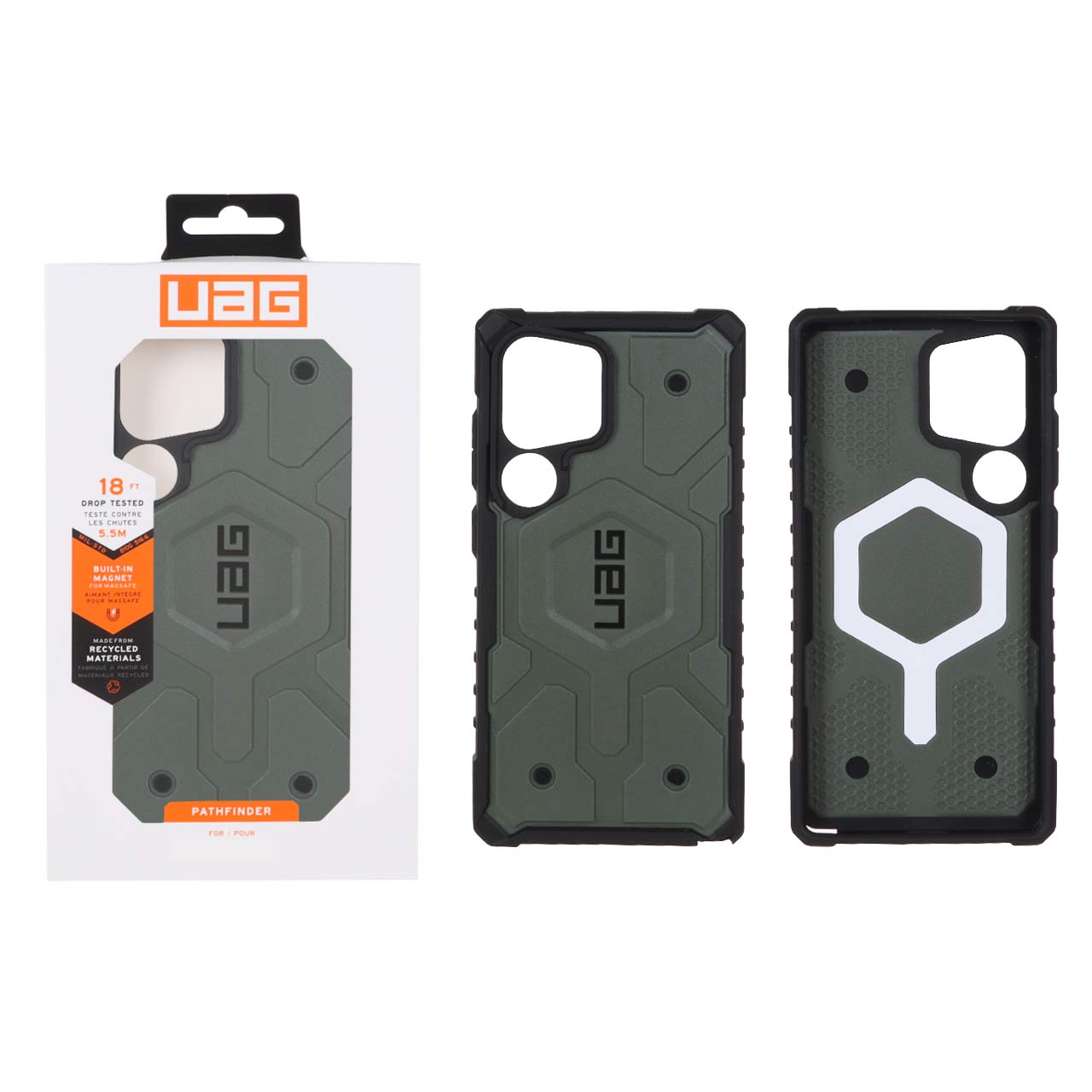 قاب UAG مدل Pathfinder ضد ضربه با قابلیت مگ سیف مخفی مناسب برای سامسونگ گلکسی S25 اولترا