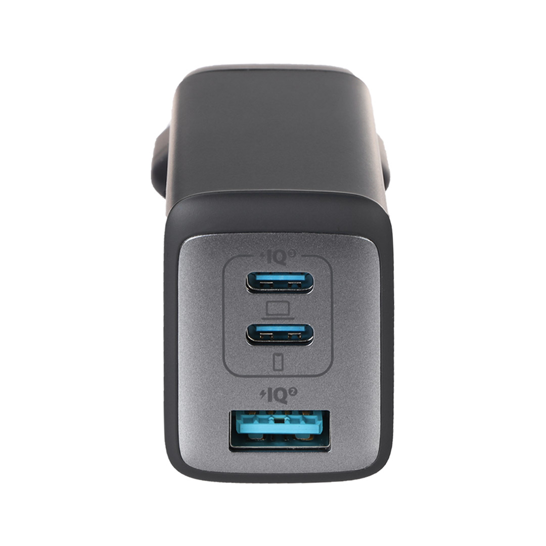 شارژر دیواری 65 وات PD و فست سه پورت ANKER مدل A2667 - مشکی