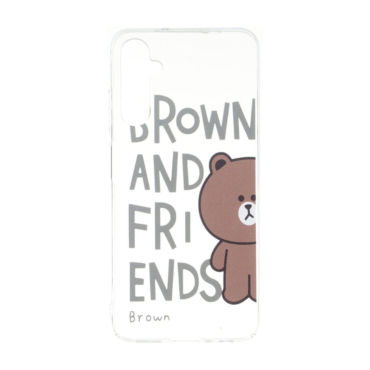 قاب طرح Brown and Friends شفاف مناسب برای سامسونگ گلکسی A05s