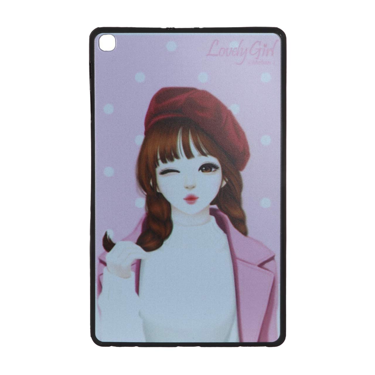 قاب ژله ای طرح دختر کارتونی Lovely Girl مناسب برای تبلت سامسونگ گلکسی تب A10 2019 LTE SM-T515