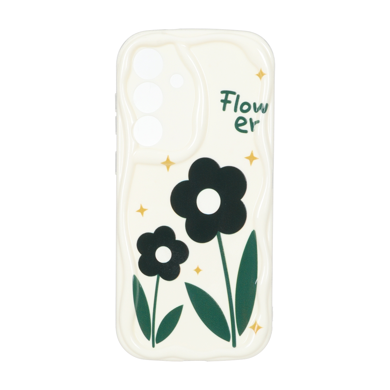 قاب کنگره ای طرح گل Flower مناسب برای Samsung Galaxy S25 FE