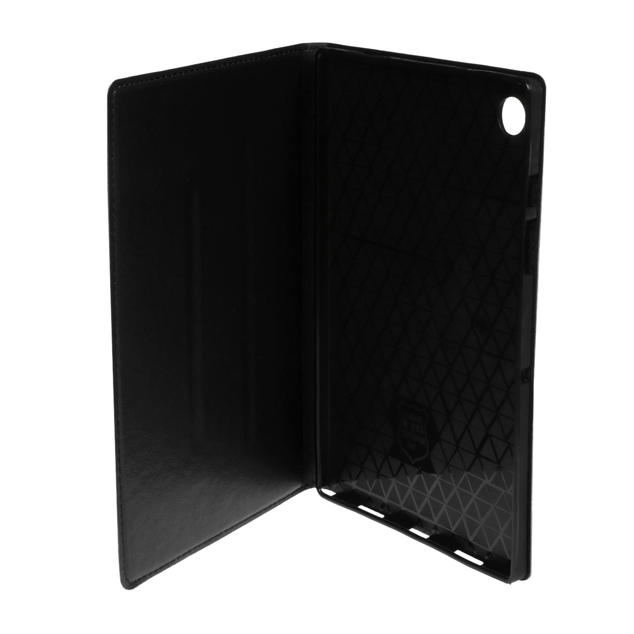 کیف تبلت چرمی ساده مشکی مناسب برای سامسونگ گلکسی تب A8 10 اینچ SM-X205