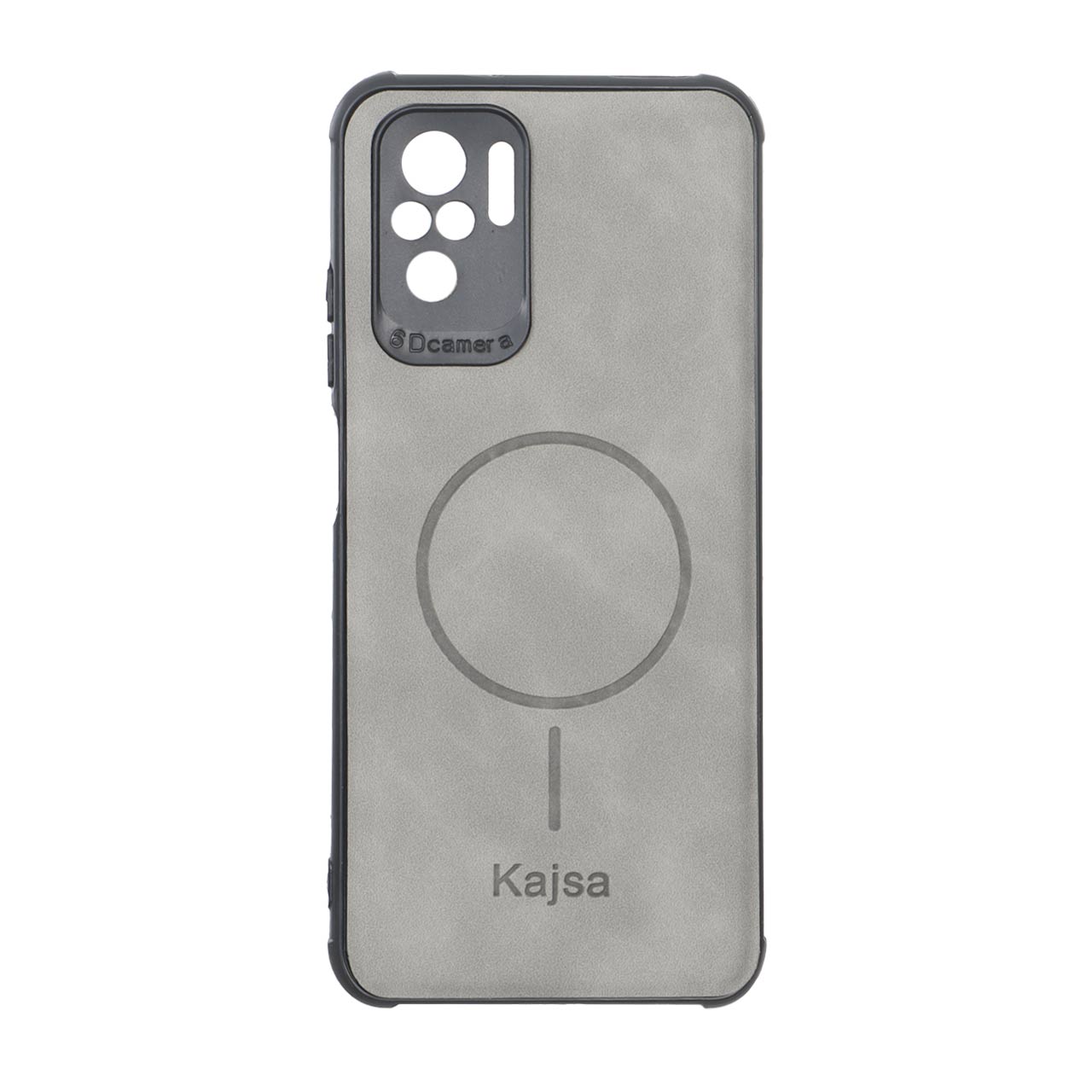 قاب جیر طرح مگ سیف Kajsa مناسب برای شیائومی ردمی نوت 10 4G، ردمی نوت 10 اس و پوکو M5s - طوسی