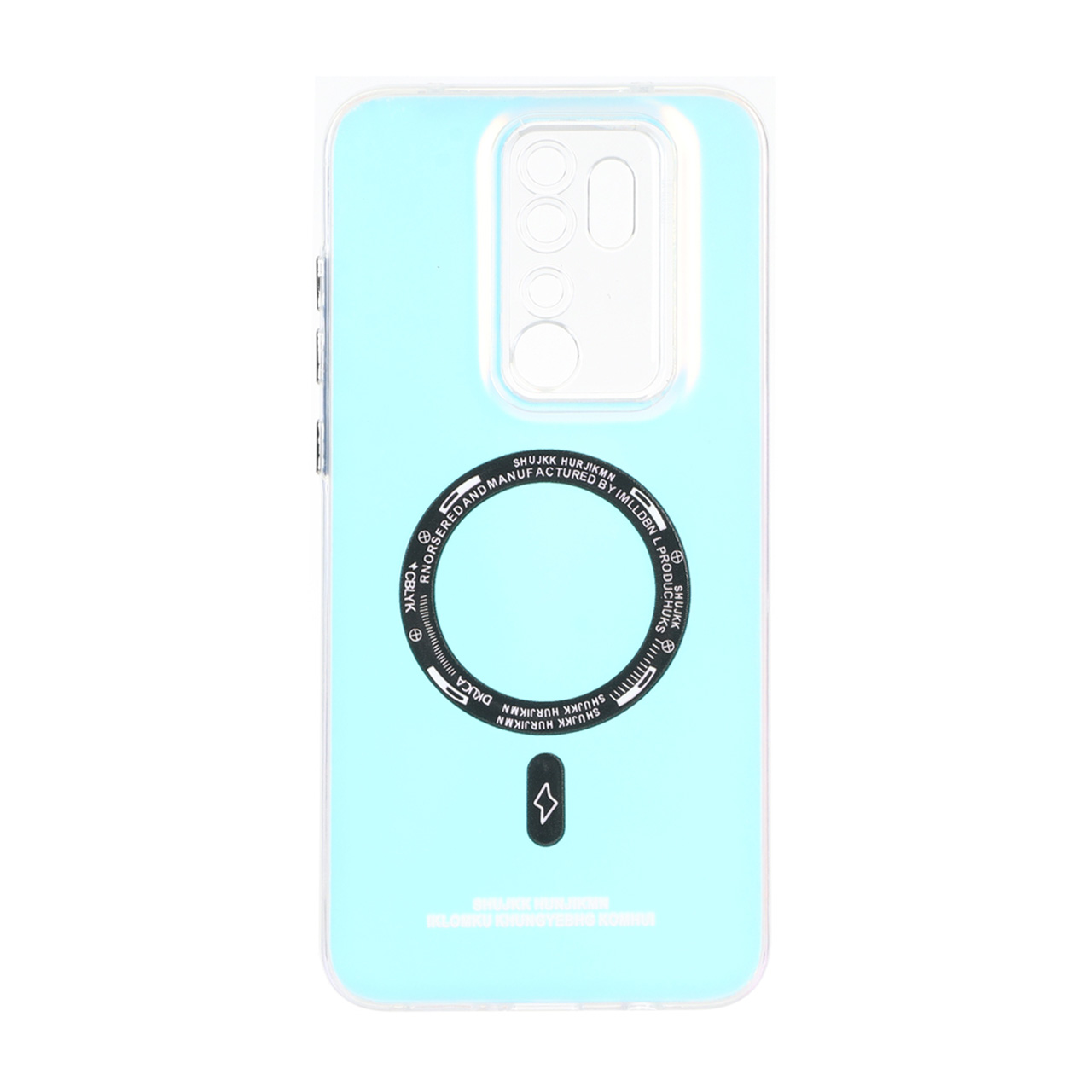 قاب SO COOL طرح مگ سیف محافظ لنز شفاف Xiaomi Redmi Note 8 Pro - هفت رنگ