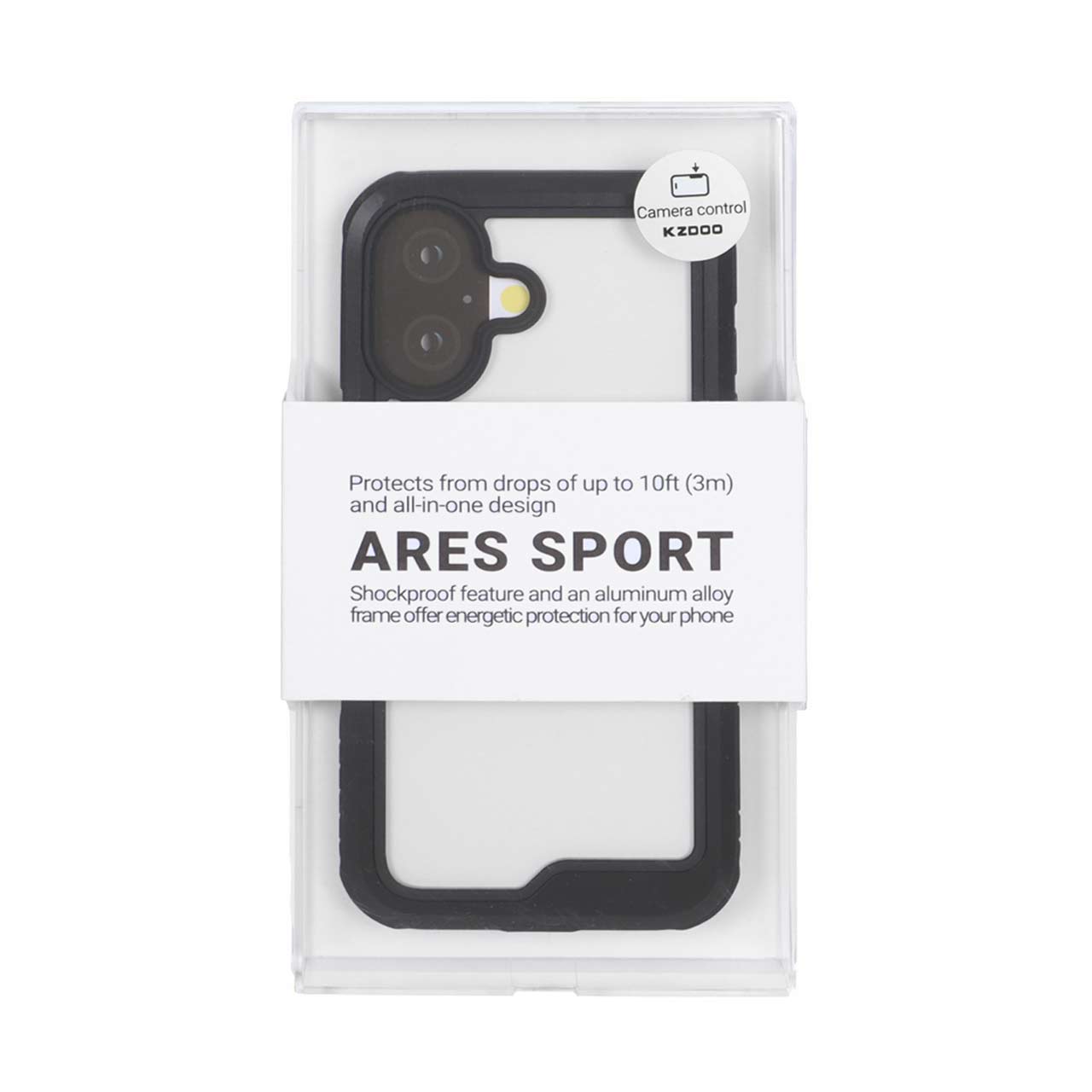 قاب Original KDoo ARES Sport مشکی مناسب برای آیفون 16