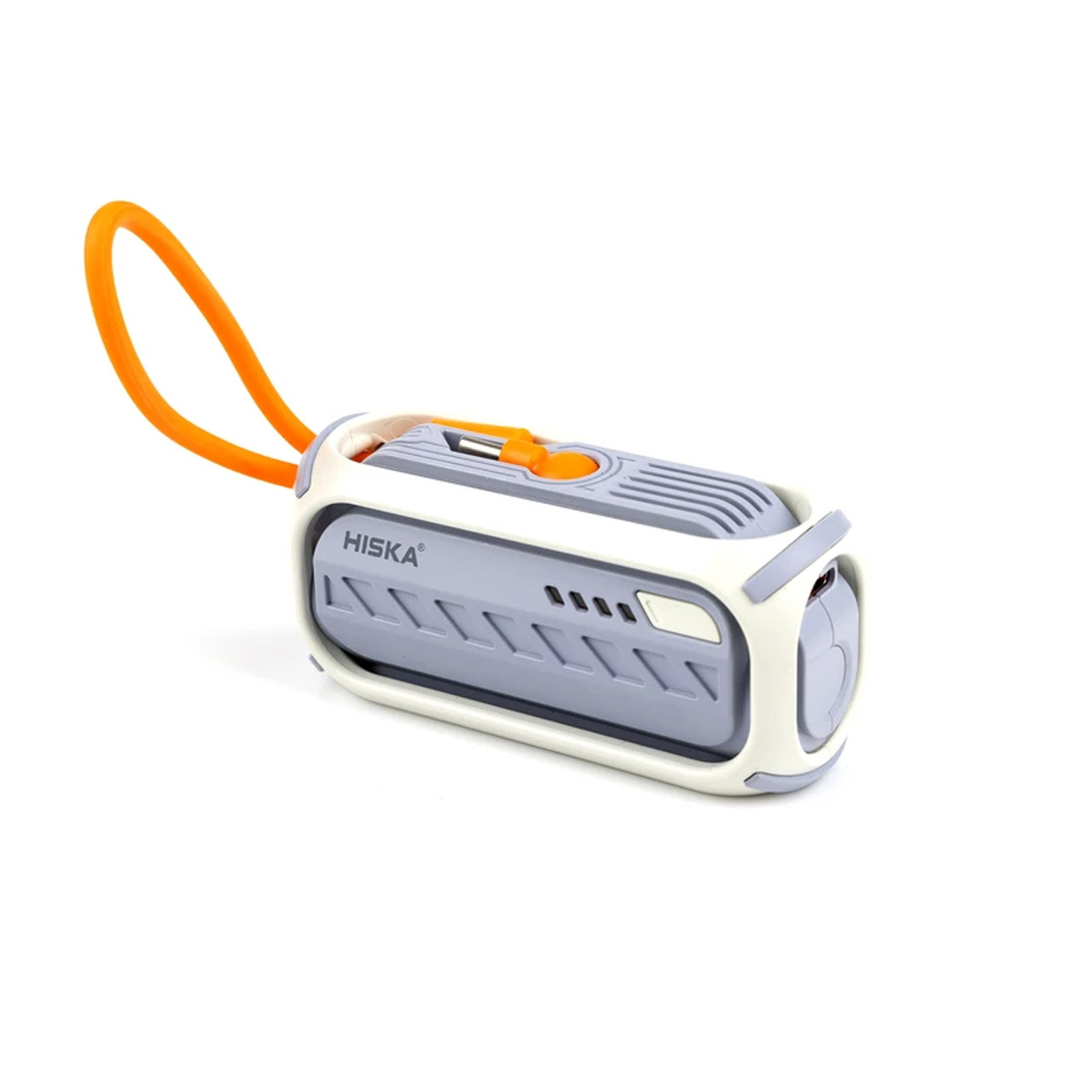 پاوربانک 20 وات 5000 میلی آمپر (PD و فست شارژ) Hiska مدل HP-130PD - خاکستری روشن