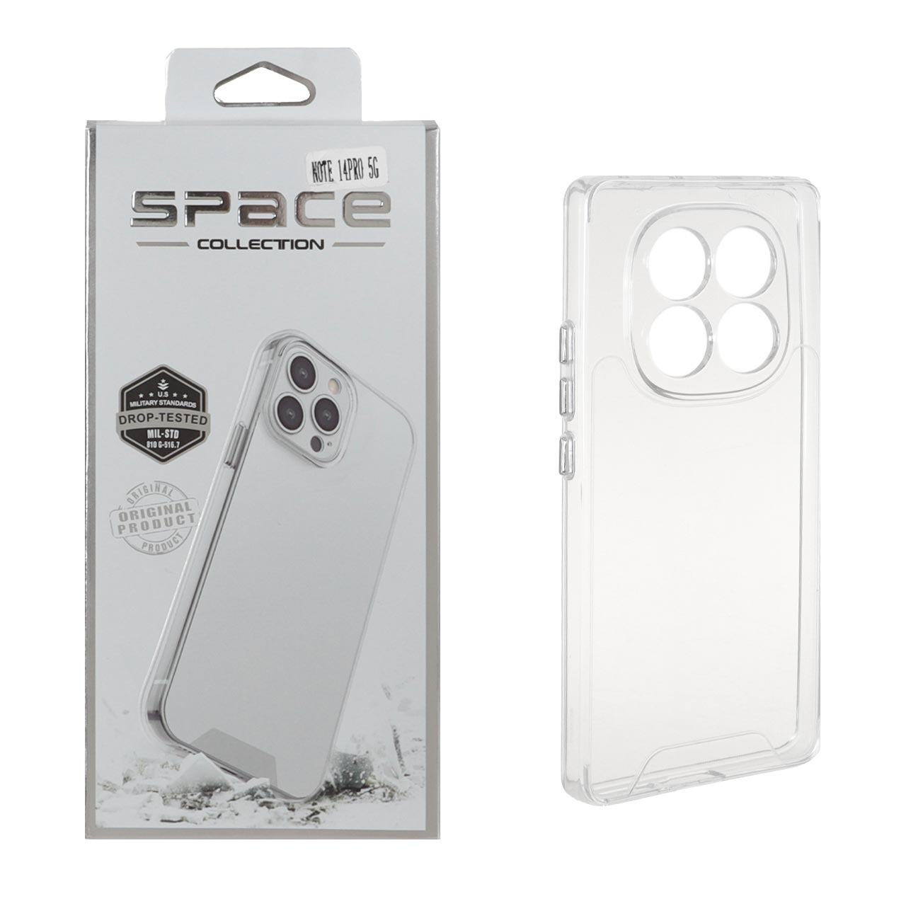 قاب شفاف Space مناسب برای شیائومی ردمی نوت 14 پرو 4G