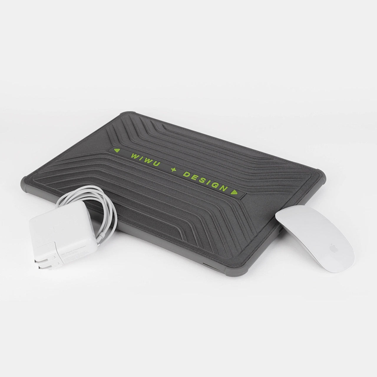 کاور مک بوک 13.3 اینچی Wiwu مدل Defender Sleeve Pro - خاکستری