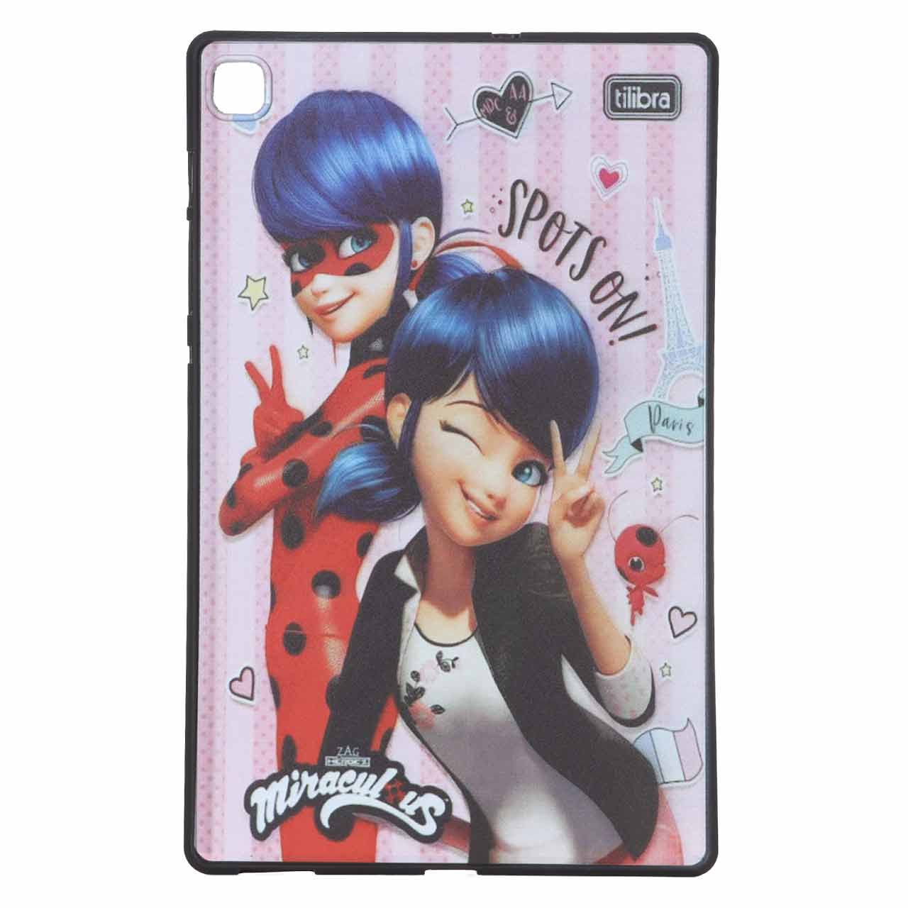 قاب طرح دختر کفشدوزکی (Miraculous Ladybug) مناسب برای تبلت سامسونگ گلکسی تب اس 6 لایت SM-P615 / P619