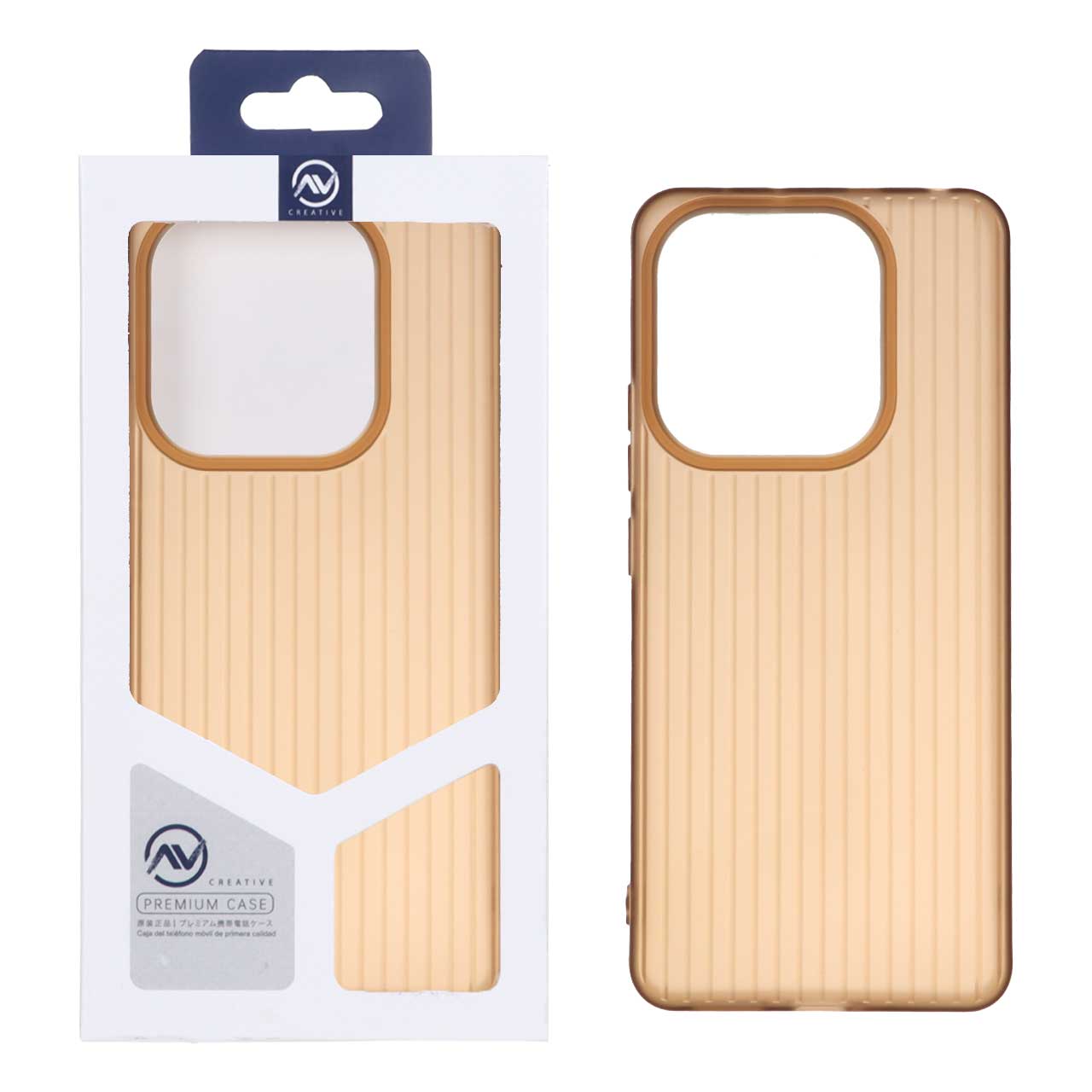 قاب ژله ای Line Case قهوه ای مناسب برای شیائومی ردمی نوت 14 4G